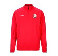 KV Wordt Kwiek Half zip Heren rood en zwart