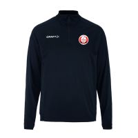 KV Wordt Kwiek Half zip Heren rood en zwart
