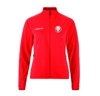 KV Wordt Kwiek Trainingsjack Dames rood en zwart